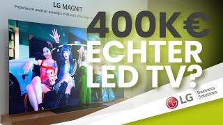 LG Präsentiert einen echten LED TV. 3 Highlights von der ISE2024