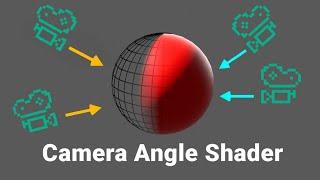 Blender Camera Angle Shader Use for Anime Lines