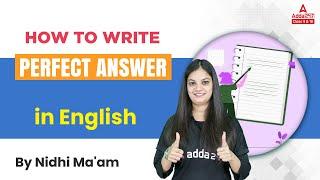 How to write perfect answers in English  CBSE Board exam  Tips & Tricks  By Nidhi Maam