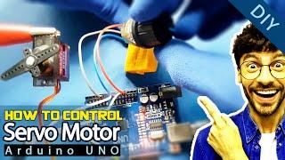 servo motor experiment  servo motor arduino  servo motor arduino potentiometer  SG90  Servo MG90