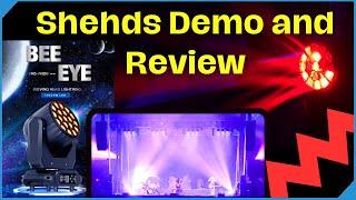 Using the Shehds JMS Webb LED RGBW Moving Light  DemoReview