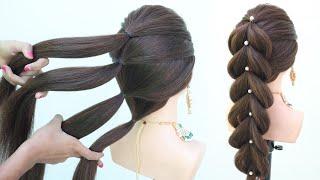 very easy ponytail hairstyle for long hair  trendy hairstyle for teenagers