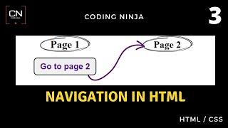 Navigate from one page to another in HTML  Coding Ninja