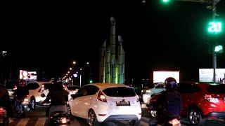 suasana malam hari di kota Pontianak#pontianak