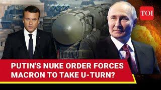 Spooked Macron Says Not At War With Russia Big Statement After Putins Nuke Drill Order