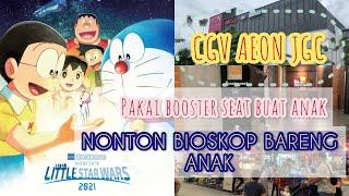 NONTON DORAEMON BARENG ANAK PAKAI BOOSTER SEAT DI CGV CINEMA AEON MALL JAKARTA GARDEN CITY