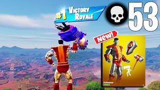 53 Elimination Solo Vs Squads Build  Zero Build Gameplay Wins NEW Fortnite Chapter 5 Season 3