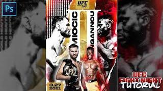 How To Create UFC Fight Poster  Photoshop Tutorial