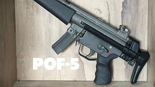 POF-5 9mm Mp5 Pistol Review - POF