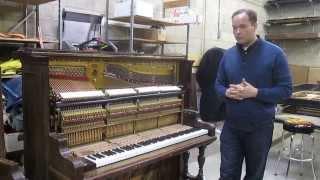 Rebuilding an Antique Piano Before and After