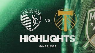 HIGHLIGHTS Sporting Kansas City vs Portland Timbers  May 28 2023