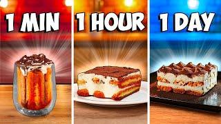 1 Minute vs. 1 Stunde vs. 1 Tag Tiramisu von VANZAI