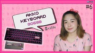 UNBOXING 65% layout keyboard AKKO 3068B Black and Pink