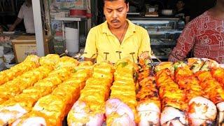 HUUUGE Indian Street Food ADVENTURE in Jaipur India  BEST VEGETARIAN Street Food in India -SPICY