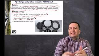 ASME B16.5 How to select the required flange rating class according to ASME B16.5