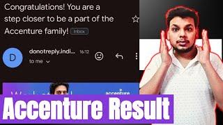 Biggest Accenture Update  Accenture Results Out  Accenture Selection Mail TCS  Cognizant Update