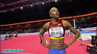 15.74m NEW World Record by Yulimar Rojas  2022 World Athletics Indoor Championships in Belgrade