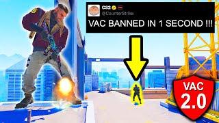 ANTI-CHEAT BANS CHEATER IN 1 SECOND - CS2 BEST MOMENTS