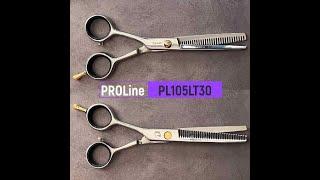 Ножиці філірувальні PROline PL105LT30 для стрижки волосся 55 ножницы филировочные для стрижки волос