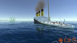 RMS Titanic Sinking But Good Graphics - Ship Handling Simulator - Ship Mooring 3D