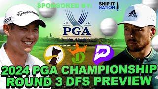 PGA Championship Round 3 Preview + Live Chat  Draftkings DFS Showdown Underdog + Prize Picks Props