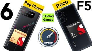 Poco F5 vs RogPhone 6 Speedtest Shocking Results OMG 