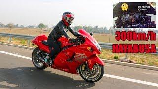 GIRL Riding HAYABUSA -- 300kmph Challenge #HyperRiding