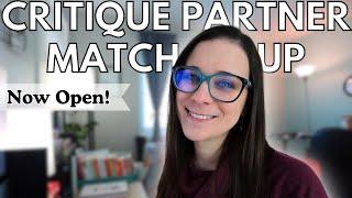 The Great Critique Partner Match Up • Find a Critique Partner in 2024 • Meredith E. Phillips