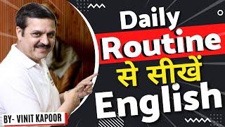 English Speaking Challenge- Day 2 How To Speak Daily Routine In English By Vinit Kapoor