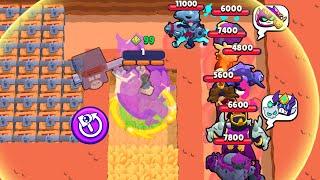 1 HP 99 POWERS HYPERCHARGE DELETES ALL SCARY TALES BRAWLERS  Brawl Stars 2024 Funny Moments ep1547