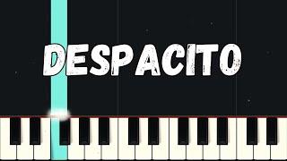 Despacito - Luis Fonsi  Beginner Piano Tutorial Easy