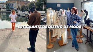 Cosiendo mi colección + shooting  Vida de una estudiante de diseño de moda