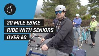 20 Mile Ebike Ride With Seniors Over 60  Electric Bike Ride Along