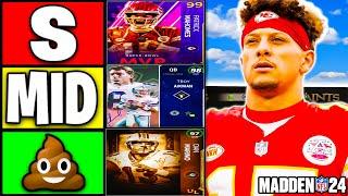 Ranking THE BEST QUARTERBACKS in Madden 24