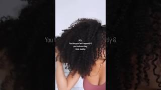 I trim my hair every 8 weeks ️ how often do you trim your hair? #lengthretention #naturalhair