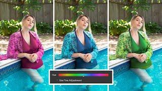 NEW FEATURE - How to use LOCAL HUE ADJUSTMENT in LIGHTROOM