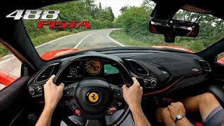 Ferrari 488 Pista - Test Drive through Maranellos Hills 4K POV - ABSOLUTE 721 HP MONSTER