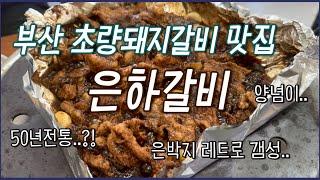 부산 초량 돼지갈비 맛집 은하갈비 안가신다구요?