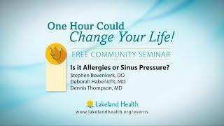 Is it Allergies or Sinus Pressure? Lakeland Ear Nose and Throat