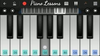 Jingle bells - Easy piano tutorial on mobile Perfect piano app