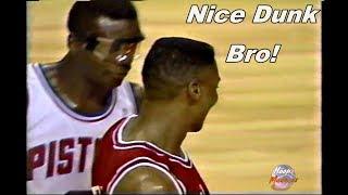 Scottie Pippen What a Dunk on Orlando Woolridge 1992