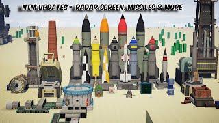 Radar Screen Missile Changes Cyclotron Automation & Material Processing - HBMs NTM Minecraft