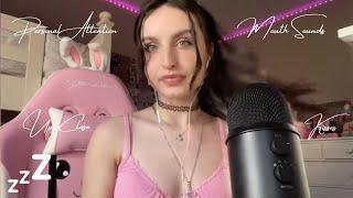 Beebee ASMR Kisses Compilation  Personal Attention Mouth Sounds Wet-Dry Up Close Visualizations