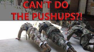 If You Cant Do The Exercise At Basic Training What Happens?