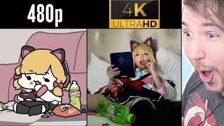 4K HD ANIME GIRLS ARE BUILT DIFFERENT - Anime Memes