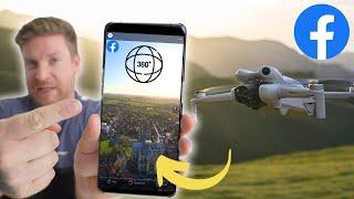 How to Share DJI Drone 360˚ Sphere Panorama Photos On Facebook