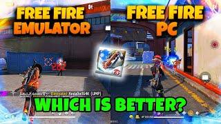 Free Fire PC VS Free Fire Emulator  Which one gives you better gameplay?