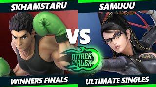 Attack on Alex 39 WINNERS FINALS - SKhamstaru Little Mac Vs. Samuuu Bayonetta Smash Ultimate