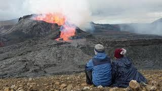 Iceland eruption Fagradalsfjall Reykjanes peninsula 2021 - lava watcher