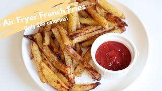 LOW CALORIE AIR FRYER FRENCH FRIES RECIPE SUPER CRISPY & DELICIOUS